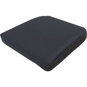 Zitkussen wicker omni 50x50cm - Ribera dark grey (waterafstotend)