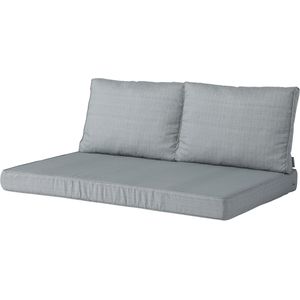 Palletkussen zit en rug carré (120x80cm) - Basic grey