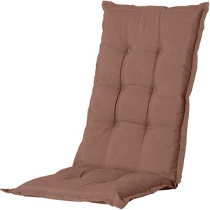 Madison Set van 4 kussens met hoge rugleuning, comfortabele en stijlvolle tuinstoelkussens voor houten, stalen of kunststof stoelen, zitkussen - stoelkussens voor binnen en buiten