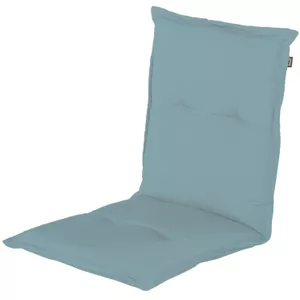 VidaXL Stoelkussens 6 St Hoge Rug Gestreept Stof Oxf Wit En Blauw 718372030
