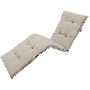 Il Tuo Artigiano Design Waterdicht kussen voor zonnebank, 190 x 60 cm, waterafstotend polyester, afneembare hoes, gemaakt in Italië (Wit en Geel