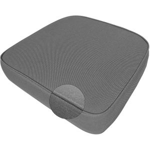 Zitkussen wicker universeel 46x48cm (extra dik) - Ribera Grey (waterafstotend)