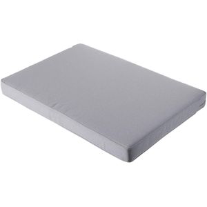 Loungekussen pallet 120x80cm carré - Manchester light grey (waterafstotend)