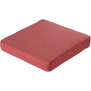 Loungekussen premium 73x73cm carré - Manchester red (waterafstotend)