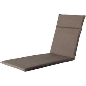 Ligbedkussen universal - Oxford taupe 190x60cm (waterafstotend)