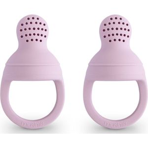 Mushie Fopspeen Fresh Food Feeder Soft Lilac Silicone 2St