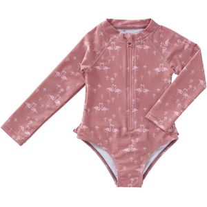 UV Suit longsleeve girls Flamingo