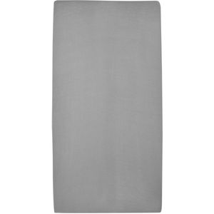 Meyco Baby Uni hoeslaken boxmatras - grey - 75x95cm