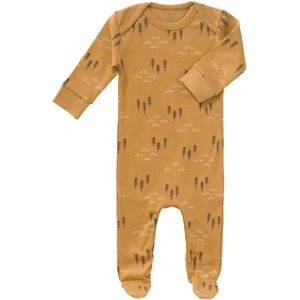 Fresk Baby Pyjama Woods Met Voeten Spruce Yellow