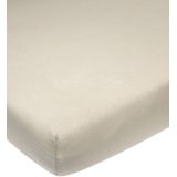 Meyco Baby Uni hoeslaken wieg - sand - 40x80/90cm