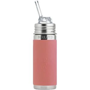 Pura Thermosfles Rvs 260 Ml Rietje Free Flow Rose Sleeve