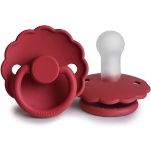 Frigg Speen Maat 1 Daisy Scarlet Silicone