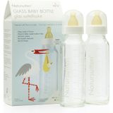 Natursutten - glazen drinkflessen - 240 ml - 2 stuks