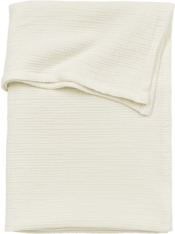 Wieglaken pre-washed hydrofiel Uni - natural - 75x100cm - 0.3 TOG