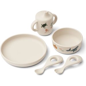 Liewood Kinderservies Set Ryle Sea Creature/Sandy