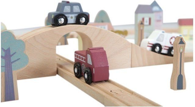Little Dutch Treinbaanuitbreiding - Voertuigenset FSC