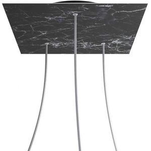 Creative Cables Krovnq403tf104 Xxl Rose-one Square Marquina-marmor Rosen-set