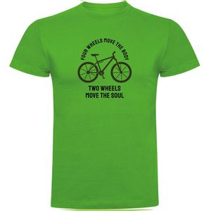 Kruskis Four Wheels Move The Body Kurzarm-t-shirt