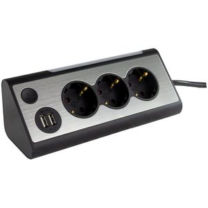 Rev Dreifach-lampenfassung 2x Usb Mehrfachsteckdose