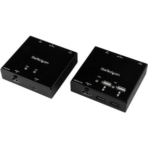Startech Hdmi Over Cat6 Extender Mit Usb 165 Fuß