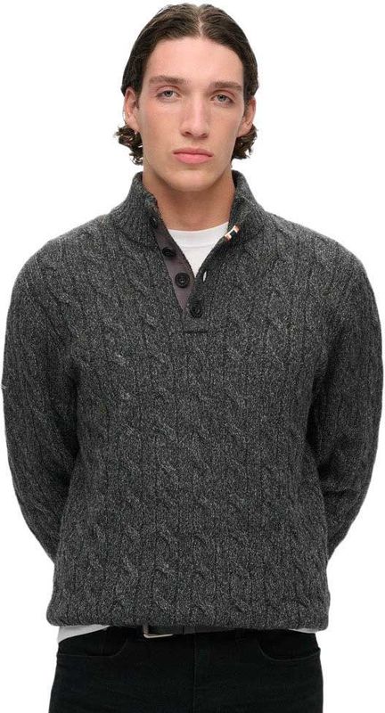 Superdry Cable Button Rollkragenpullover