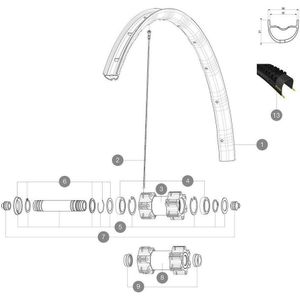 Mavic Xa Elite Tubeless Felge