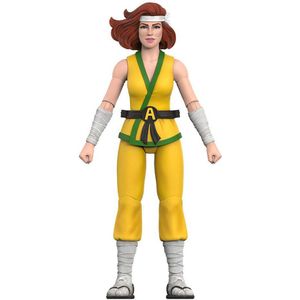Super7 Teenage Mutant Ninja Turtles Ultimates Action Ninja April Figur 18 Cm