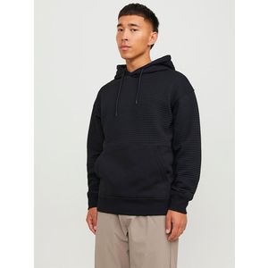 Jack & Jones Black Structure Kapuzenpullover