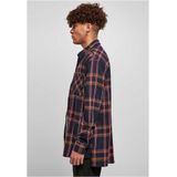 Urban Classics Heavy Long Oversized Checked Langarmhemd