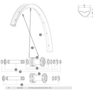 Mavic Qrm Auto Mtb Vorderradachse