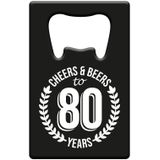 Bieröffner 80 Jahre Cheers & Beers