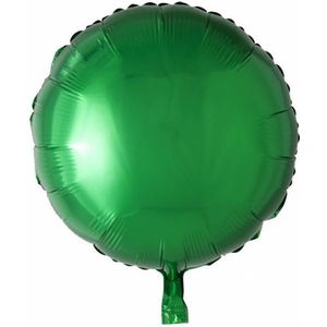 Helium Ballon Rund Grün 46cm Leer