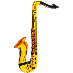 Gelbes Fake-Saxophon