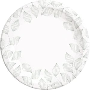 Everyday Designs Leaves Fsc Paper Plates Next Generation Large 23Cm (Deep Mould) 8St
