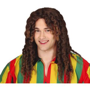 Rasta Perücke Braun