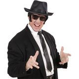 Black Necktie Blues Brother