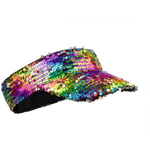 Regenbogen Sonnenblende Pailletten