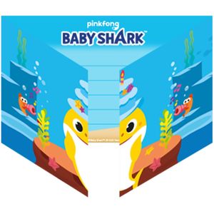 Baby Hai Einladungen 8 Stk.