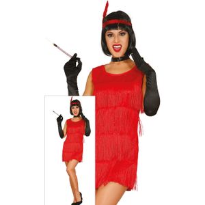 Charleston Kleid Rot Damen