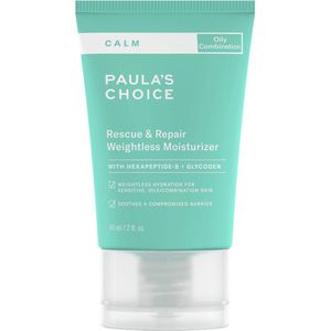 Paula's Choice CALM Rescue & Repair Weightless Nachtcrème - met Hexapeptide-8 - Gecombineerde & Vette Huid - 60 ml