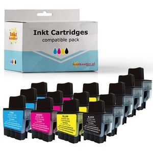 Huismerk voor Brother LC-900 trio pack 12 cartridges + 2 zwart - inktknaller