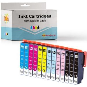 Huismerk Epson T2438 -24XL Duo pack - 13 inktcartridges