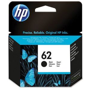 HP 62 zwart inkt cartridge, 200 pagina, C2P04AE origineel