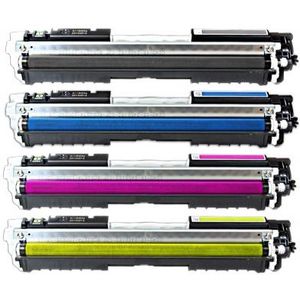 Huismerk vervangt HP CE310A - 11A-12A-13A toner set
