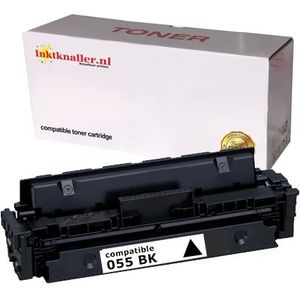 Huismerk vervangt Canon 055 BK toner zwart 2.300 pag. - zonder chip- inktknaller.nl