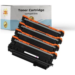 Huismerk vervangt HP CE250X - CE251A-52A-53A toner set