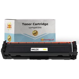 Huismerk vervangt HP CF412X - 410X  (046Y) toner geel hoge capaciteit