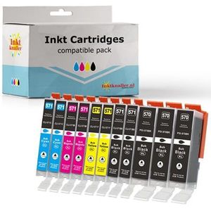 Huismerk Canon PGi-570XL - CLi-571XL Duo pack - 11 cartridges