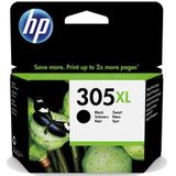 HP305XL - 3YM62AE Zwart 4 ml. inkt cartridge origineel