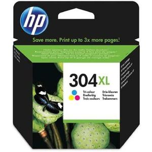 HP 304XL Driekleuren Inkt Cartridge origineel, 300 pagina's, OEM N9K07AE